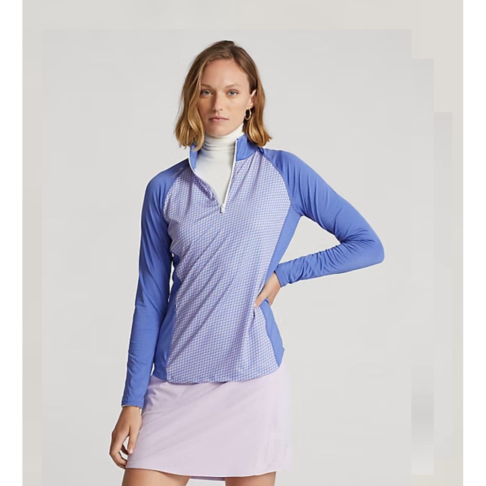 Women's RLX Ralph Lauren stretch jersey quarter zip pullover